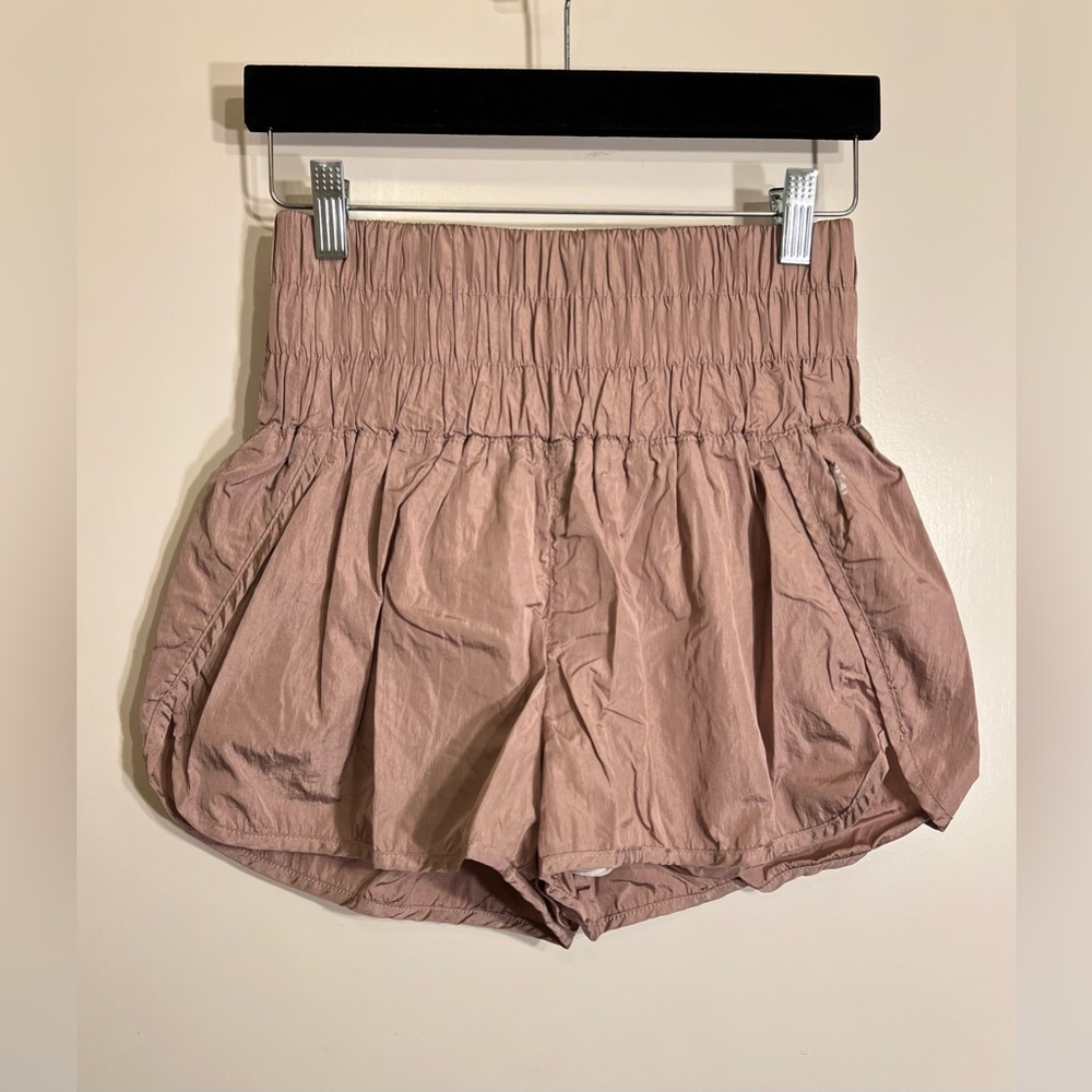 Free People Movement Plum The Way Home High Waist Shorts